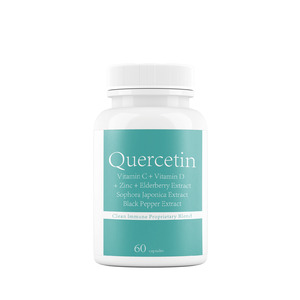 HUAQING OEM Marque privée Quercétine Zinc Sureau Tout en 1 Capsules avec Vitamine C & D3 Supplément Immunitaire - Product Image 2