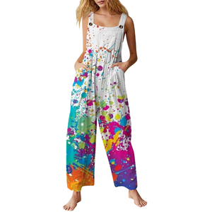 Wholesale High Summer Ankle Nylon Gym Fitness Set One Piece Yoga Wear Sportswear Bodysuits Women Backless Rompers <b>Jumpsuits</b> - Product Image 1