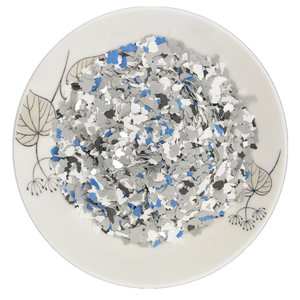 Paillettes de mica en résine, paillettes de vinyle, mica pour sol en époxy, flocons d'époxy pour la fabrication de sols en époxy, sol de garage - Product Image 5