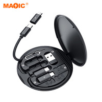 Harga Pabrik Kit Kabel Adaptor USB C 6 in 1 Set Kabel Data Pengisian Cepat