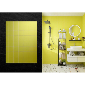 Panel <span class=keywords><strong>de</strong></span> Pared <span class=keywords><strong>de</strong></span> Cristal <span class=keywords><strong>de</strong></span> Piedra SPC Moderno para Baños, Instalación Rápida, Panel <span class=keywords><strong>de</strong></span> Pared Impermeable para Ducha - Product Image 1