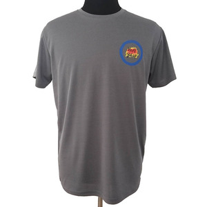 T-Shirt da palestra sportiva semplice per uomo donna manica corta maglia occhio di uccello 100% in microfibra poliestere T-Shirt rapidamente asciugare i vestiti - Product Image 6