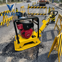 Compacteur à plaques réversible robuste 30KN, plaque épaisse de qualité industrielle pour le compactage haute efficacité du sol, de l'asphalte et du gravier