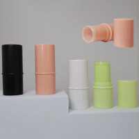 Tube de baume à lèvres miniature personnalisé en gros, 6g, vert, rose, blanc, noir, tube de baume à lèvres vide, logo personnalisé, tube de fond de teint en stick