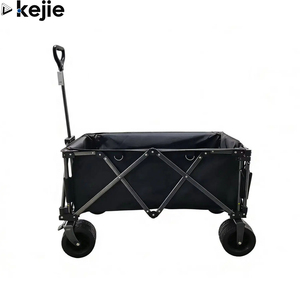 Private Label Bespoke Design Foldable Four-Wheel Lightweight Portable Fishing <b>Camping</b> Hiking BBQ Cart - Product Image 1