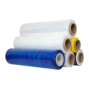 Competitive Price Blue Pallet Jumbo Roll Stretch Film PE Plastic Wrapping Film