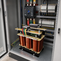 Transformateur d'isolement triphasé à sec HYSG-20KVA 380V vers 200V, trois enroulements, 50-60Hz pour systèmes électriques industriels