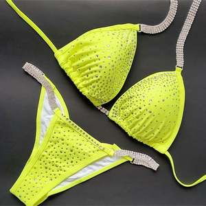 Trajes de Baño Sexys de Alta Calidad de Marca Privada, Traje de Baño Personalizado para Mujer, Bikini Brasileño de 2 Piezas, Secado Rápido, Push-Up - Product Image 2