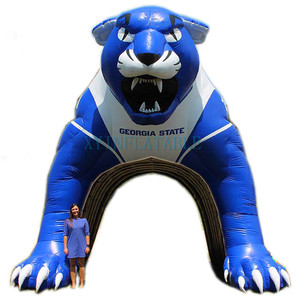 Túnel Inflable de Fútbol con Diseño de Oso Negro, Entrada Inflable de Oso para Partidos de Fútbol, Gran Venta 2026 - Product Image 3