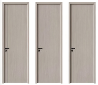 Portes en bois Haotian, insonorisées et résistantes à l'humidité, écologiques, personnalisables