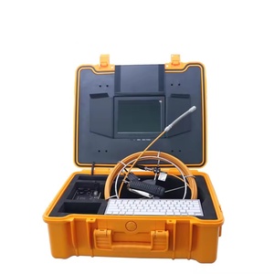 Tête de caméra 14MM tige de poussée 20m câble 8 ''TFT LCD moniteur CCTV caméra d'inspection de tuyau d'égout utilisée pour l'inspection de tuyau souterrain - Product Image 1
