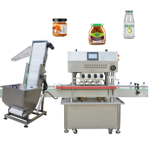 SanPong Yüksek Hızlı 8 Tekerlekli Otomatik Kapaklama Makinesi Vidalı Kapaklama Makinesi - Product Image 1