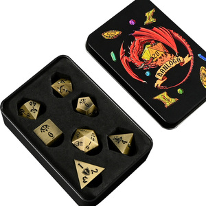 Juzi Kim Loại Cuộn Rắn Chính Xác Xúc Xắc Trò Chơi USA Tùy Chỉnh Số Lượng Lớn Xúc Xắc Bán Buôn Combinartion Đặt Xúc Xắc Phù Hợp Với Cho Dnd Trò Chơi Hội Đồng Quản Trị - Product Image 6