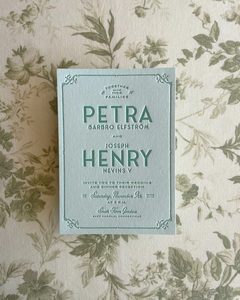 Carte d'invitation typographique à vente chaude Logo personnalisé Marque Carte de remerciement <span class=keywords><strong>Menu</strong></span> d'impression haut de gamme personnalisé pour <span class=keywords><strong>mariage</strong></span> - Product Image 3