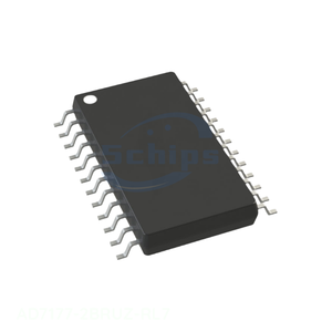 24 TSSOP (0.173", 4.40mm Width) IC ADC 32BIT SIGMA 24TSSOP Electronic Parts And Components AD7177-2BRUZ-RL7 Manufacturer Channel - Product Image 1