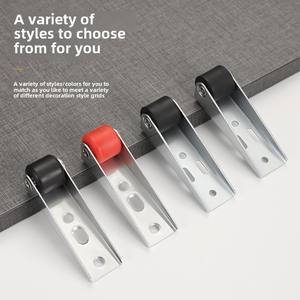 Rel Pintu Vertikal Modern untuk Furnitur Mini, Sistem Penutup Lembut, Tahan Jatuh, Bantalan Plastik Universal, Baja, Ruang Tamu - Product Image 3