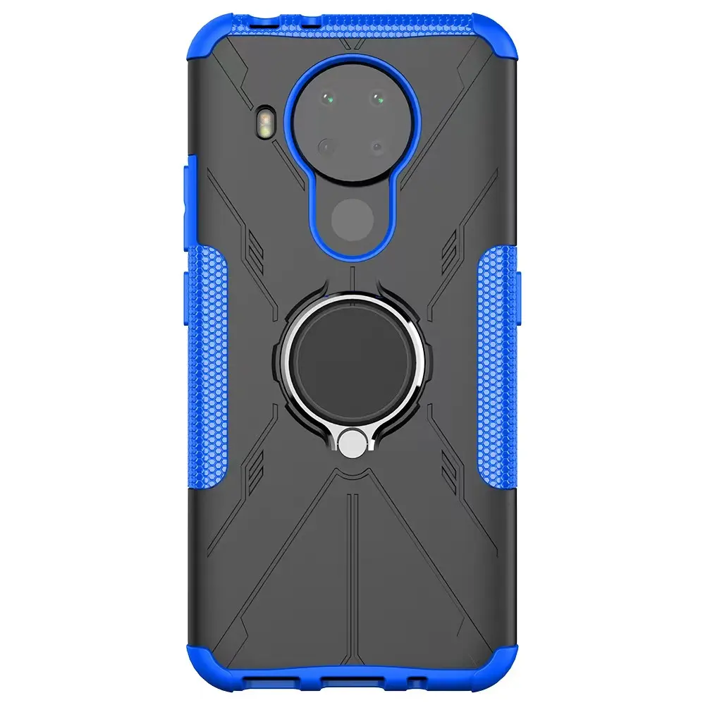 2in1 Magnetic Suction Ring Shockproof Case for Nokia 5.4, PC TPU Defender Mobile Accessories Phone Case for Nokia 5.3, Nokia 5.4