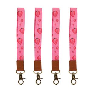 High Quality Popular Promotional Sublimation <b>Polyester</b> Short Wrist <b>Lanyard</b> for Keys Cute <b>Lanyards</b> with logo - Product Image 2