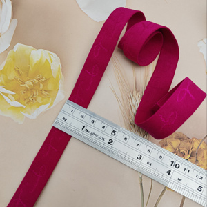 Cinta Elástica Jacquard de Color HH4K LS840-18, Cinturón Elástico Suave, Cinta Decorativa para Prendas, Accesorios de Costura, Nylon - Product Image 4