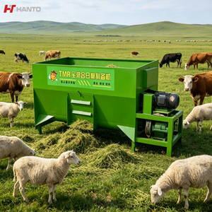 Mélangeur d'aliments TMR à double arbre de 2 m³ – Machine intégrée 3-en-1 pour broyage, frottement et mélange, idéale pour les petites et grandes exploitations d'élevage bovin, ovins et laitières - Product Image 1