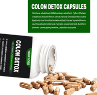 Capsule de nettoyage de désintoxication du côlon Ausreson OEM gestion naturelle du poids supplément vitaminique végétalien capsules de désintoxication du côlon