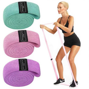 Bandes de Résistance Légères, Moyennes et Lourdes Grises et Noires pour Yoga, Fitness, Entraînement, Exercices, Étirements, Squats et Entraînement des Fessiers - Product Image 2