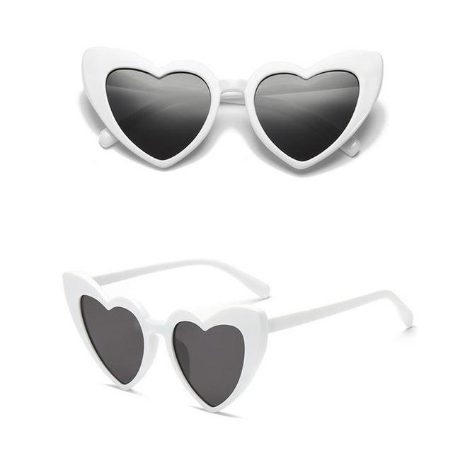 Love Party Decorated Heart Sunglasses Women's Fashion Heart-shaped Sunglasses