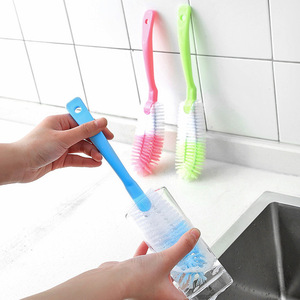 Multi-Functional Cleaning <b>Brush</b> Nylon Long Handle For Cups Pots Baby <b>Bottles</b> Thermos Flask - Product Image 1