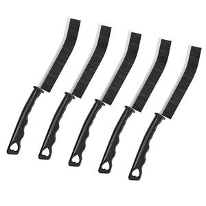 Ensemble de 5 brosses de nettoyage pour les fentes, brosses à poils rigides, pour salles de bain, maison, cuisine, carrelages, fenêtres, nettoyage des fentes, Sprin - Product Image 1