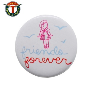 Insignia pin fabricante suministro barato hojalata solapa pin impreso redondo dibujos animados hojalata insignias - Product Image 6