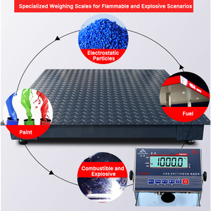 Plattformwaage 1 Tonne Bodenwaage Digitale Plattformwaage Wiegebrücke mit Explosionsgeschütztem Anzeigegerät - Product Image 5