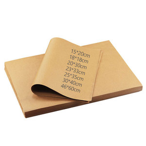 50 pezzi 100 pezzi 500 pezzi di carta assorbente Non sbiancata antiaderente Pre-tagliata carta pergamena da forno fogli di carta per biscotti per <span class=keywords><strong>Pizza</strong></span> - Product Image 1