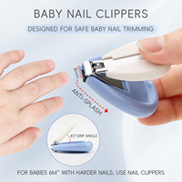 3 pcs Ensemble de soins des ongles de bébé de haute qualité à bas prix coupe-ongles de bébé soins de santé Ensemble de manucure pour enfants