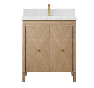 Meuble-lavabo autoportant moderne pour salle de bain, facile à nettoyer et au design contemporain - Product Image 2