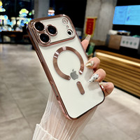 Nouvelles Couleurs Tendance : Coque Magnétique pour iPhone 18 17 Pro Max, Chargement Magnétique Puissant, Antichoc, Housse Arrière Protectrice en Gel Souple