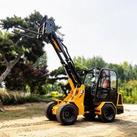 Chargeuse sur pneus télescopique agricole, mini-chargeuse diesel télescopique, chargeuse diesel à quatre roues motrices pour la maison, livraison gratuite