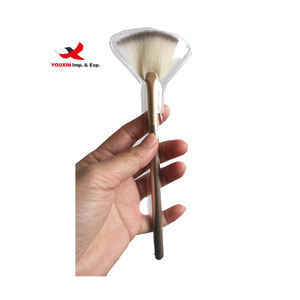 Brochas Faciales de Abanico al por Mayor de Fábrica, Brochas de Abanico Suaves, Brocha Aplicadora de Ácido, Herramientas Aplicadoras de Maquillaje Cosmético para Crema de Barro - Product Image 5