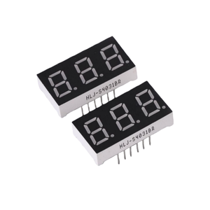 Pantalla LED de 3 Dígitos de 0.4 Pulgadas, 4031, Súper Brillante Rojo/Blanco/Azul, Ánodo/Cátodo Común (CC/CA) - Product Image 4