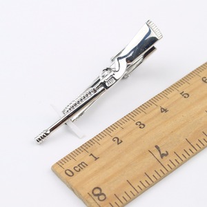 Đồ trang sức dễ thương râu Súng quan hệ Clip quý ông đạn sang trọng Cà Vạt Tie Bar Clasp Clip Pin - Product Image 6