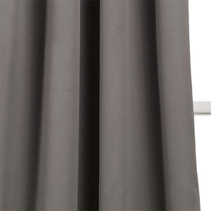 Tende oscuranti da pavimento a soffitto in tessuto di poliestere grigio scuro in stile americano <span class=keywords><strong>per</strong></span> camera da letto - Product Image 3