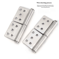 Charnière de porte de salle de bain en alliage d'aluminium, style ancien, détachable, type drapeau, à rainures, charnière de toilette en acier inoxydable, charnière de porte amovible