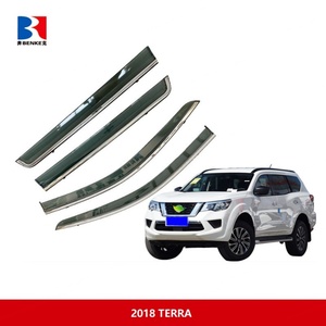 Déflecteurs de vent et pare-pluie pour vitres de voiture Nissan Terra 2018 – Ensemble de pare-soleil premium pour protection et confort - Product Image 3