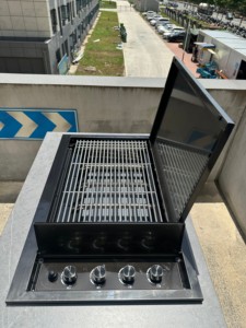 Potenziato 304 acciaio inox 4 bruciatore 35 'griglia a Gas ad alto riscaldamento ideale per le configurazioni <span class=keywords><strong>di</strong></span> isola barbecue - Product Image 3