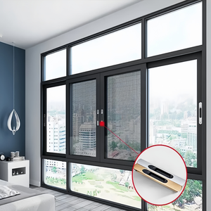 Finestre Scorrevoli in Alluminio Super Isolate con Vetro Triplo a Risparmio Energetico per Aree Residenziali Sensibili al Rumore - Product Image 2