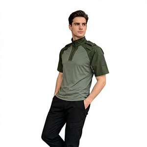 Men's Customizable Breathable Outdoor Sports Short-Sleeve T-Shirt Summer Moisture-Wicking Quick-Dry Anti-Wrinkle Crew Neck - Product Image 4