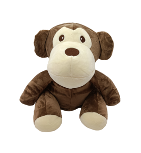 Cuscino deformabile a forma di U 2-in-1 a doppio uso carino scimmia cartone animato cuscino per il collo da ufficio per viaggi in ufficio - Product Image 3