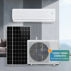 Climatiseur mural solaire Sunyoung tendance 8V 24H 18000BTU 100% solaire, niveau d'économie d'énergie 1, AC/DC-12K 18K 24K, hybride AC/DC - Product Image 1