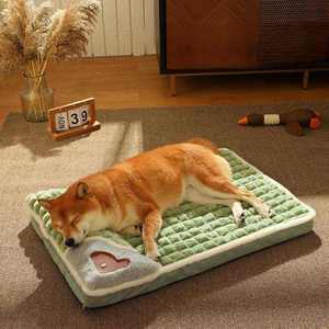 Umweltfreundliche Abnehmbare Plüsch-Haustiermatte Atmungsaktives Weiches Quadratisches Schlafkissen für Katzen und Hunde - Product Image 5