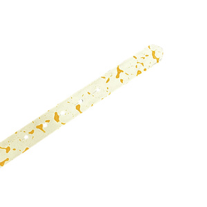 Cinturón de Moda Y2K de Star Vincci con Estampado <span class=keywords><strong>Amarillo</strong></span> de 38 mm de Ancho para Mujer y <span class=keywords><strong>Hombre</strong></span>, Estilo Vintage de Alta Calidad con Hebilla de Aleación - Product Image 4