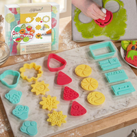 Emporte-pièces en plastique Sweet Sugarbelle, passe au lave-vaisselle, avec jeu de tampons, 25 pièces, transformateur de forme